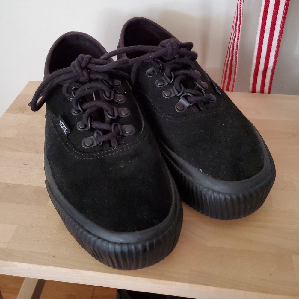 Vans Embossed Platform Black Creepers